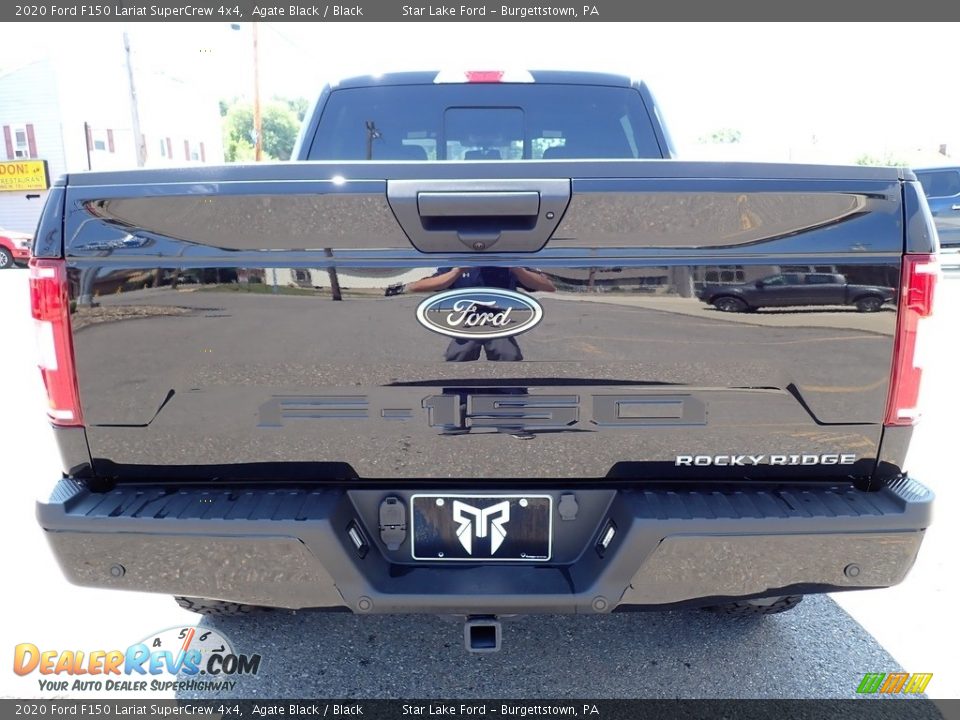 2020 Ford F150 Lariat SuperCrew 4x4 Agate Black / Black Photo #4