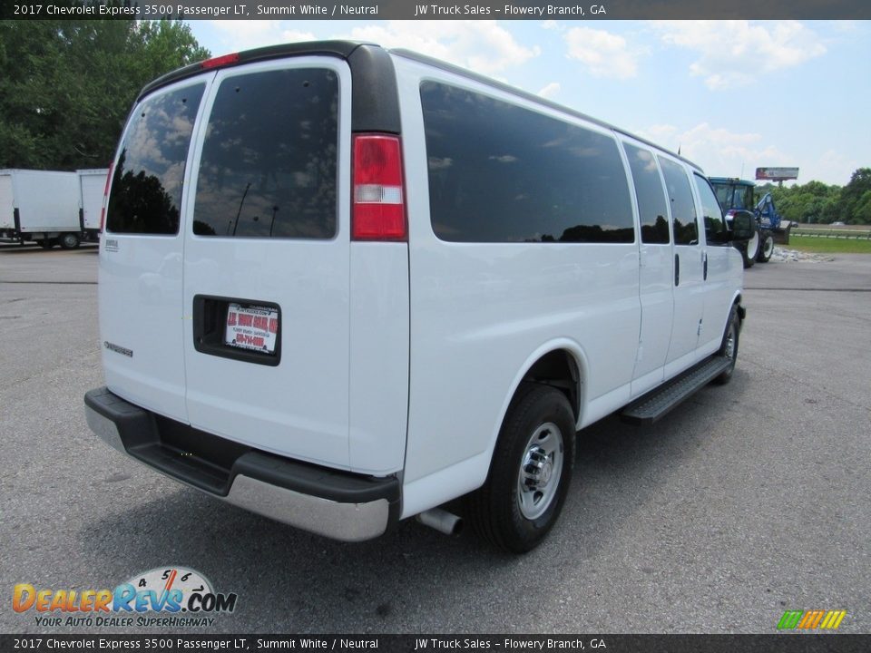 2017 Chevrolet Express 3500 Passenger LT Summit White / Neutral Photo #5