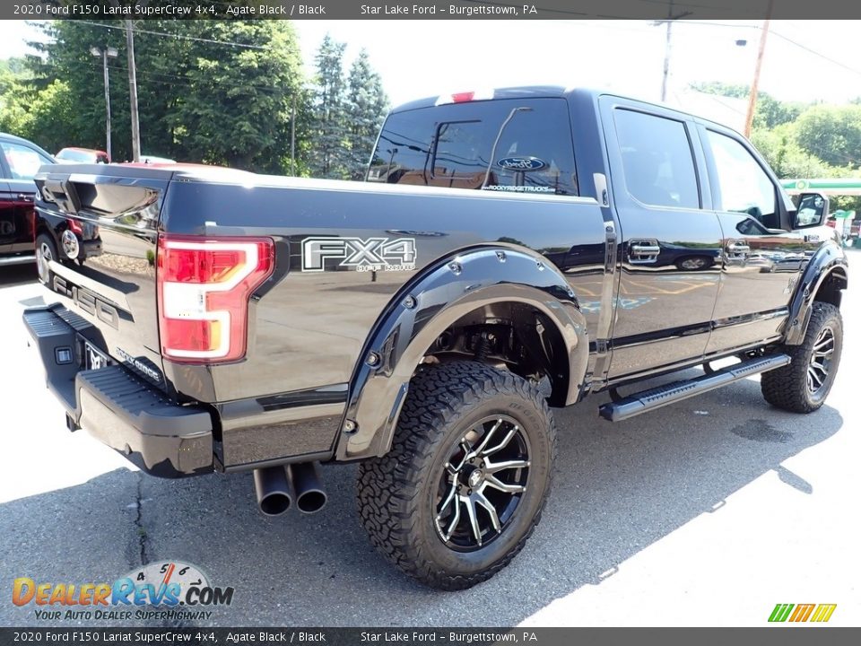 2020 Ford F150 Lariat SuperCrew 4x4 Agate Black / Black Photo #5