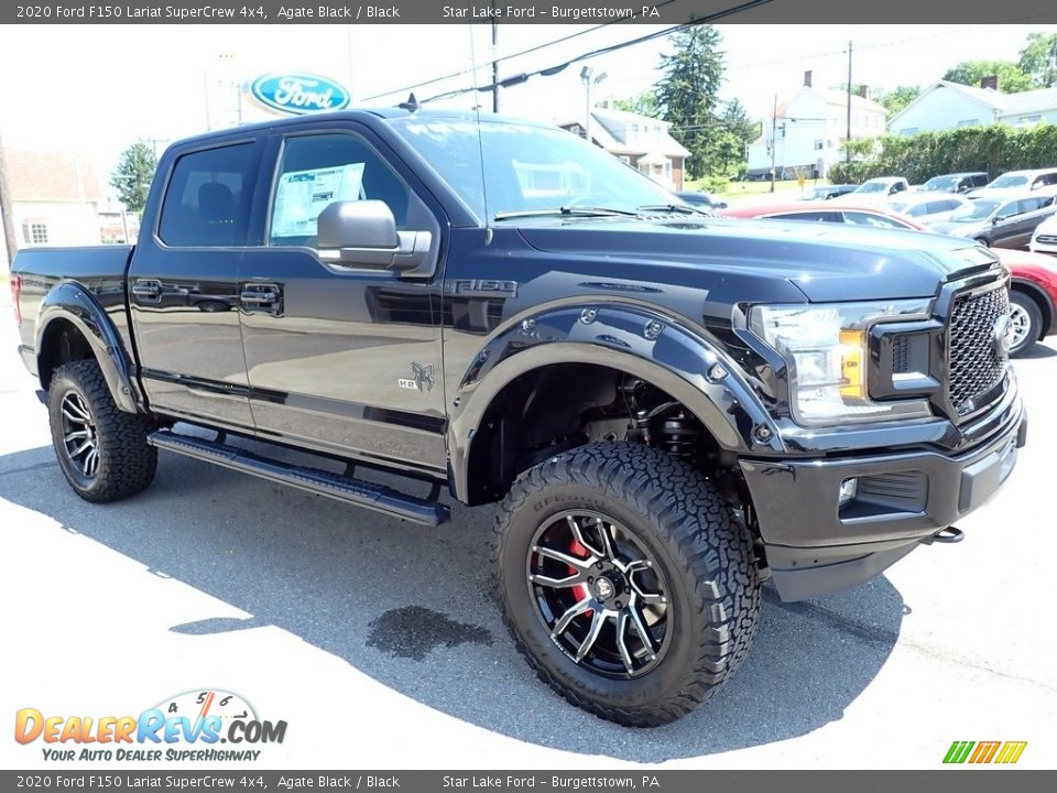 2020 Ford F150 Lariat SuperCrew 4x4 Agate Black / Black Photo #7