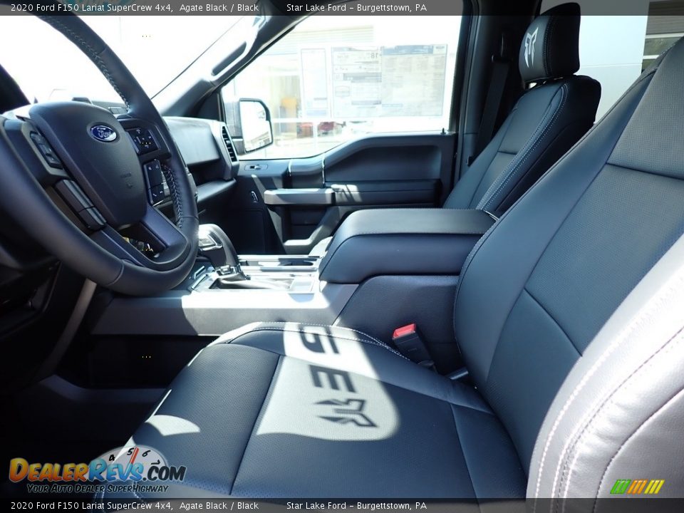 2020 Ford F150 Lariat SuperCrew 4x4 Agate Black / Black Photo #9