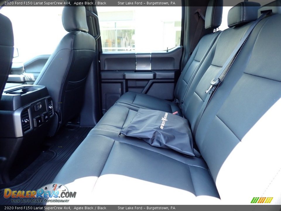 2020 Ford F150 Lariat SuperCrew 4x4 Agate Black / Black Photo #10