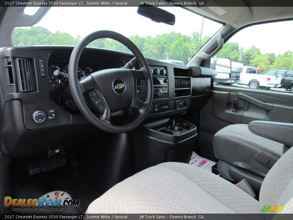 Neutral Interior - 2017 Chevrolet Express 3500 Passenger LT Photo #12