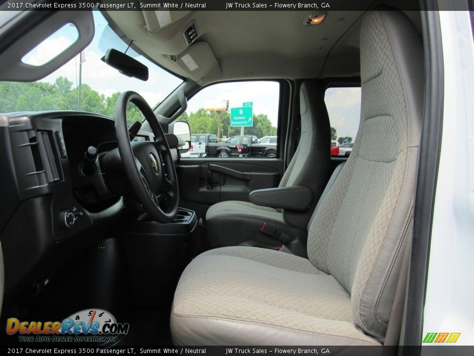 Front Seat of 2017 Chevrolet Express 3500 Passenger LT Photo #13
