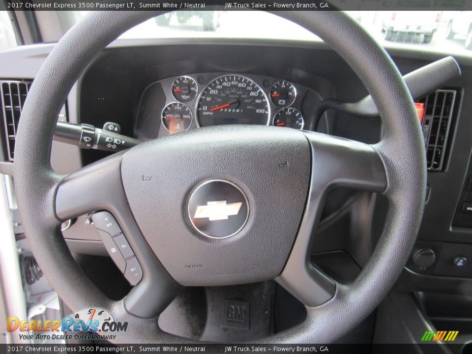 2017 Chevrolet Express 3500 Passenger LT Steering Wheel Photo #15