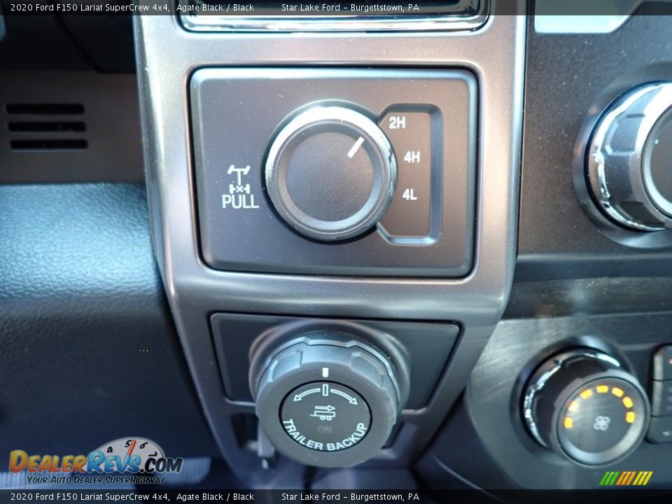 2020 Ford F150 Lariat SuperCrew 4x4 Agate Black / Black Photo #16