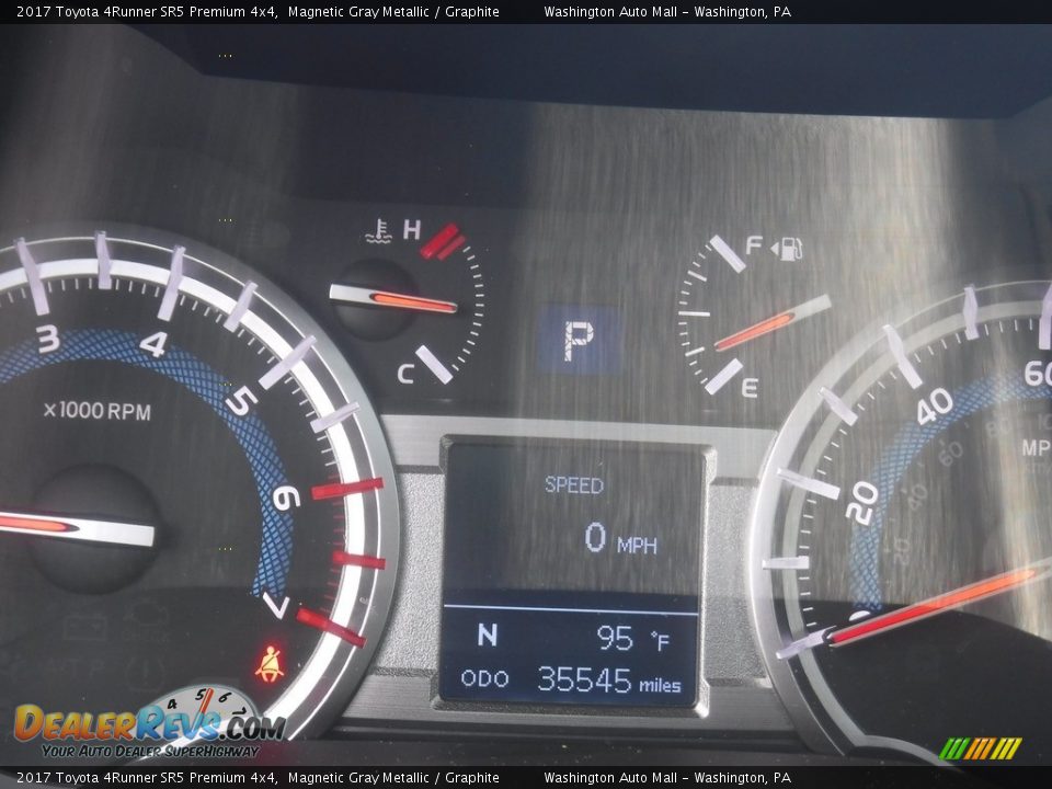 2017 Toyota 4Runner SR5 Premium 4x4 Magnetic Gray Metallic / Graphite Photo #32