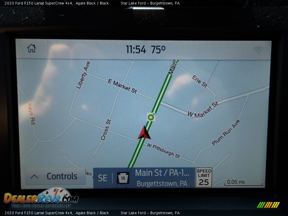 2020 Ford F150 Lariat SuperCrew 4x4 Agate Black / Black Photo #18