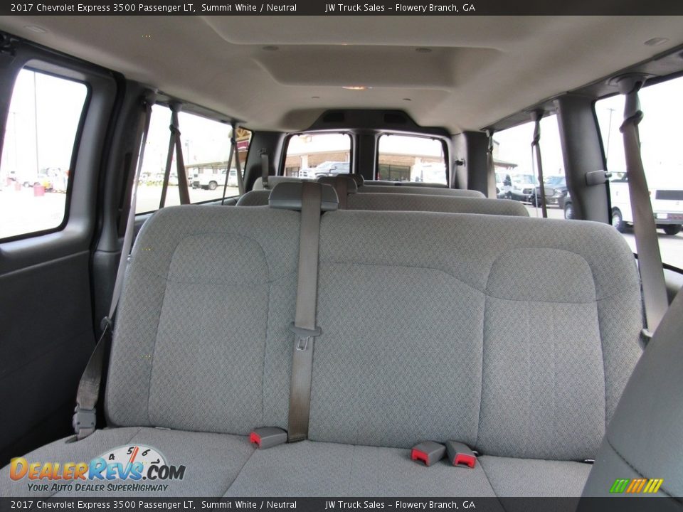 Rear Seat of 2017 Chevrolet Express 3500 Passenger LT Photo #22