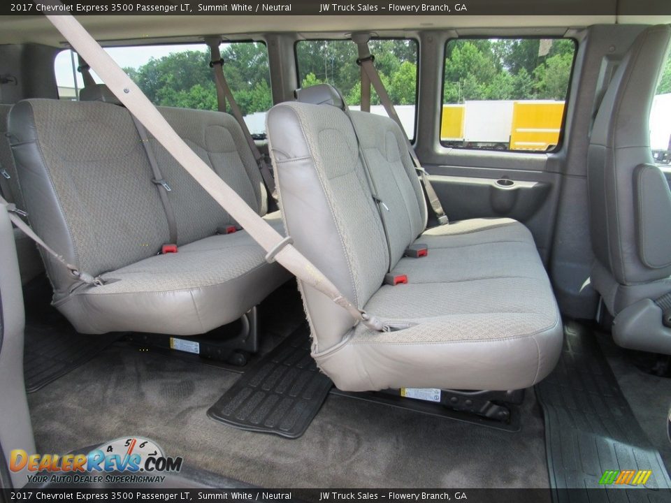 Rear Seat of 2017 Chevrolet Express 3500 Passenger LT Photo #25