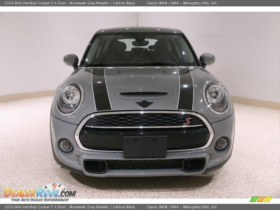 2020 Mini Hardtop Cooper S 4 Door Moonwalk Gray Metallic / Carbon Black Photo #2