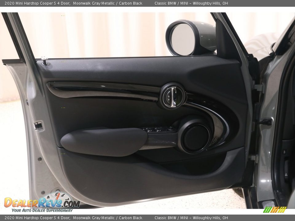 2020 Mini Hardtop Cooper S 4 Door Moonwalk Gray Metallic / Carbon Black Photo #4