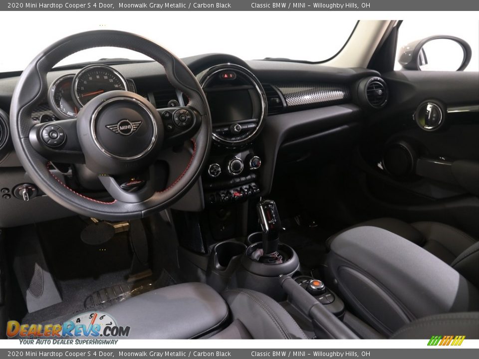 2020 Mini Hardtop Cooper S 4 Door Moonwalk Gray Metallic / Carbon Black Photo #7