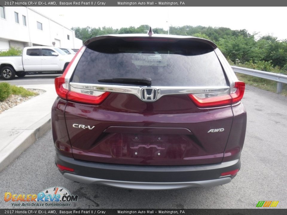 2017 Honda CR-V EX-L AWD Basque Red Pearl II / Gray Photo #14