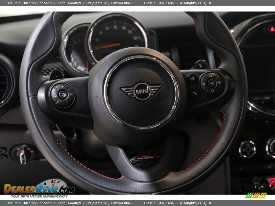 2020 Mini Hardtop Cooper S 4 Door Moonwalk Gray Metallic / Carbon Black Photo #8