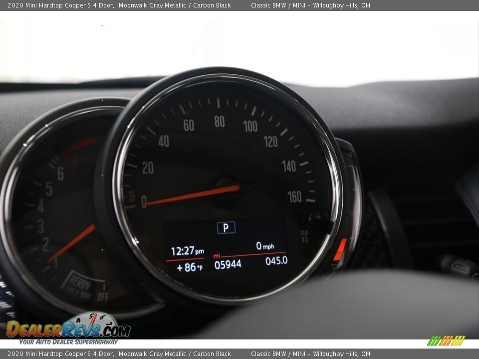2020 Mini Hardtop Cooper S 4 Door Moonwalk Gray Metallic / Carbon Black Photo #9