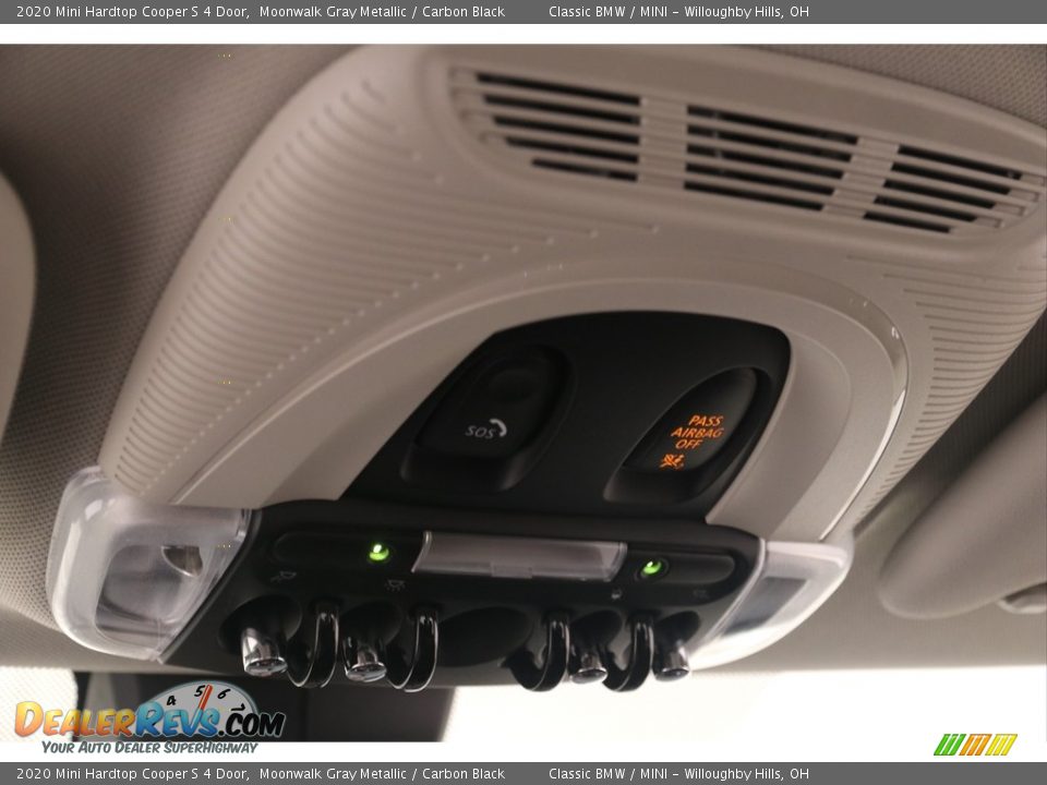 2020 Mini Hardtop Cooper S 4 Door Moonwalk Gray Metallic / Carbon Black Photo #10