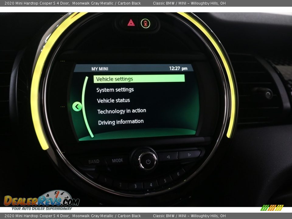 2020 Mini Hardtop Cooper S 4 Door Moonwalk Gray Metallic / Carbon Black Photo #14