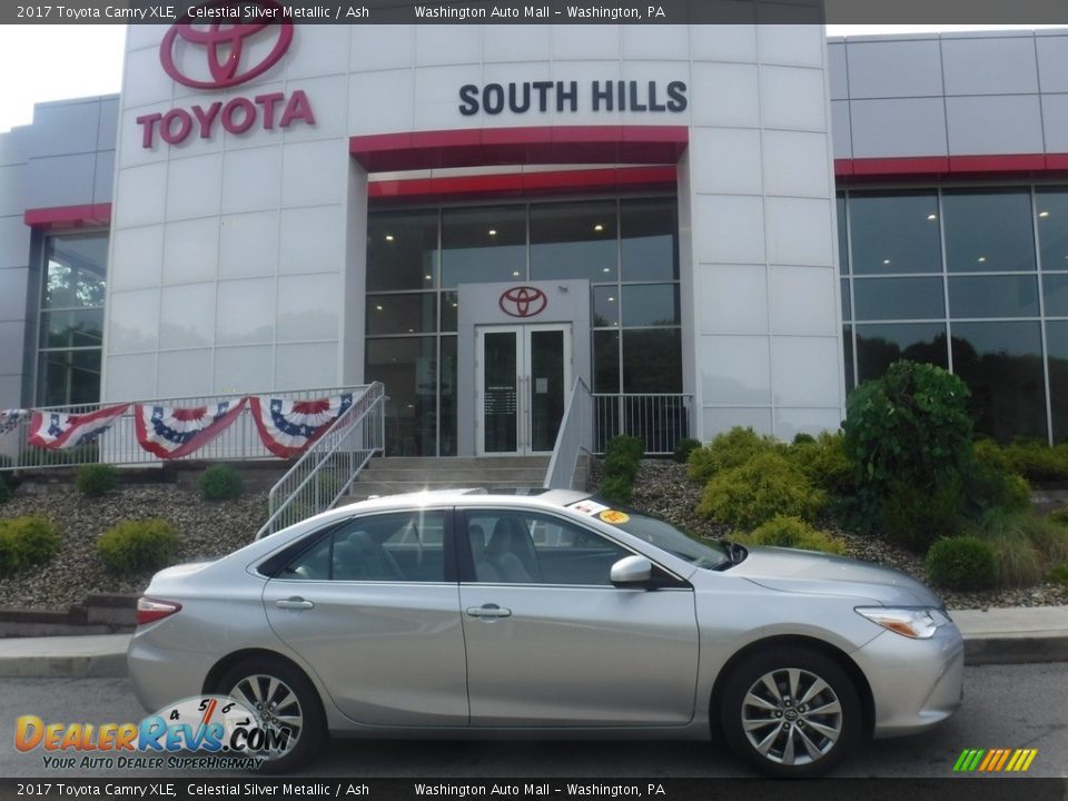 2017 Toyota Camry XLE Celestial Silver Metallic / Ash Photo #2