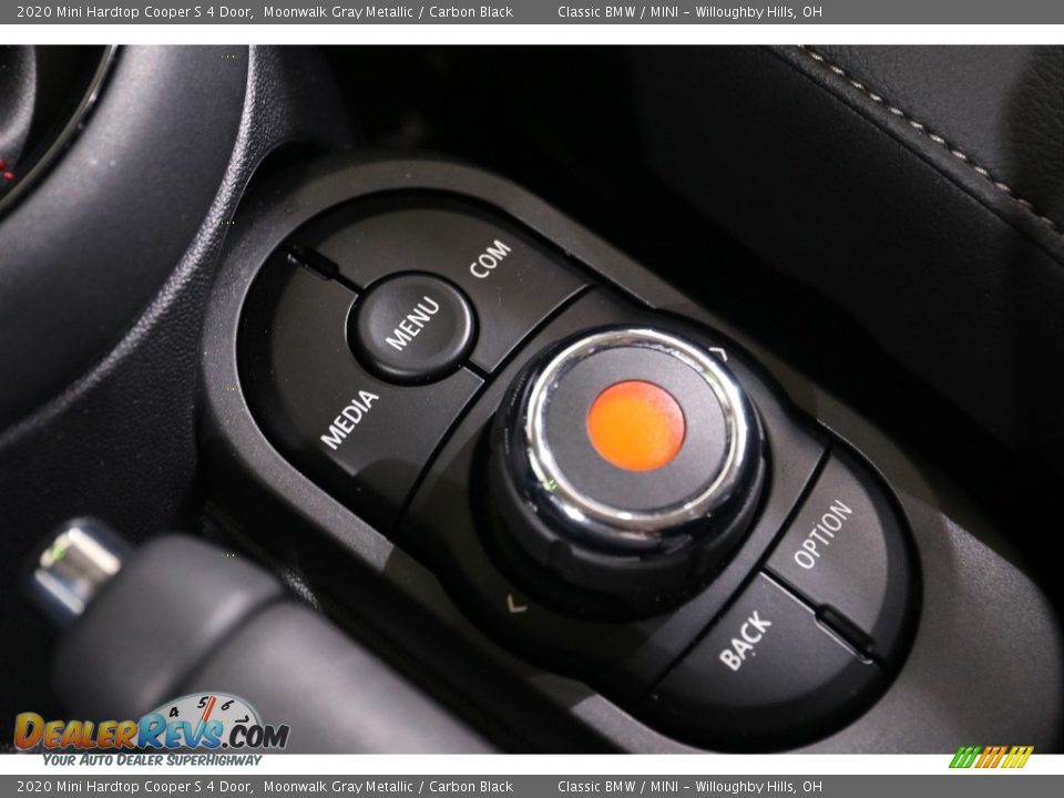 2020 Mini Hardtop Cooper S 4 Door Moonwalk Gray Metallic / Carbon Black Photo #25