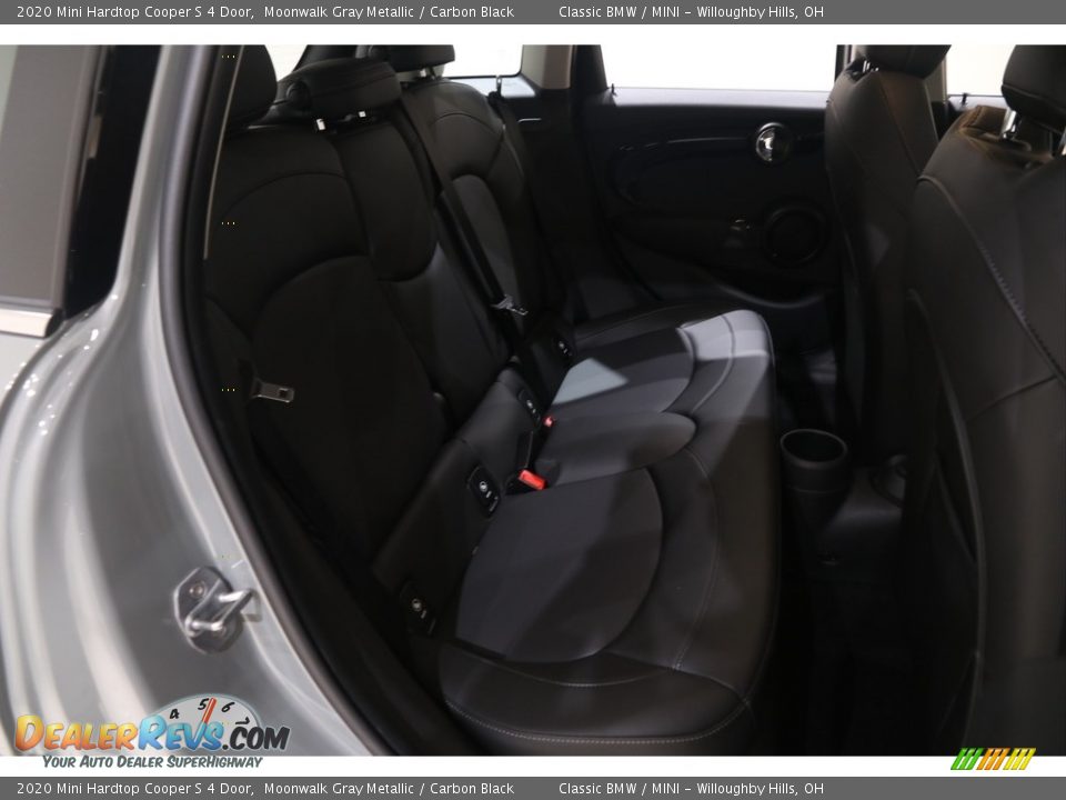 2020 Mini Hardtop Cooper S 4 Door Moonwalk Gray Metallic / Carbon Black Photo #27