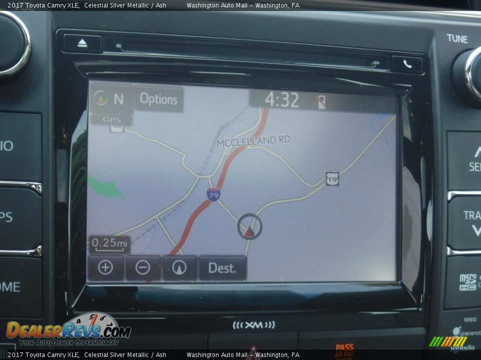 2017 Toyota Camry XLE Celestial Silver Metallic / Ash Photo #5