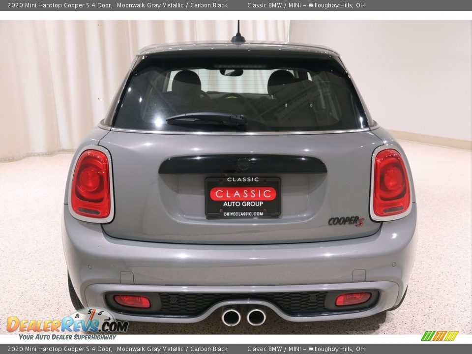 2020 Mini Hardtop Cooper S 4 Door Moonwalk Gray Metallic / Carbon Black Photo #29