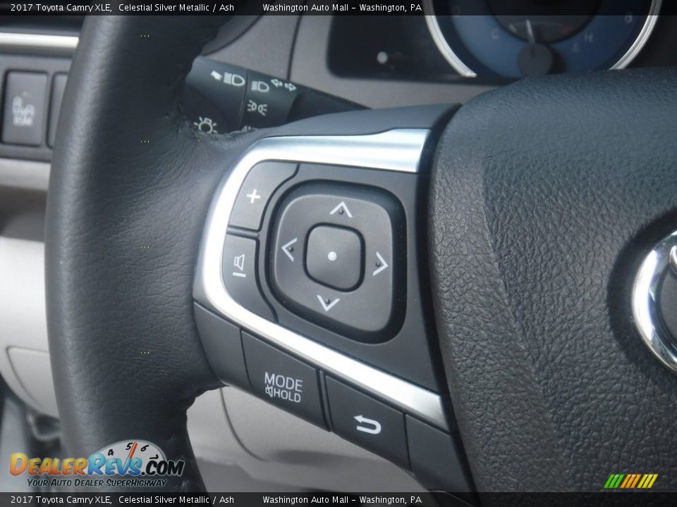 2017 Toyota Camry XLE Celestial Silver Metallic / Ash Photo #9