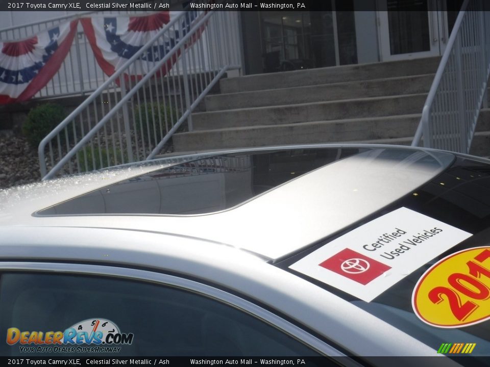 2017 Toyota Camry XLE Celestial Silver Metallic / Ash Photo #12