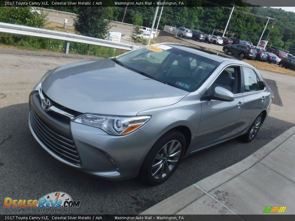2017 Toyota Camry XLE Celestial Silver Metallic / Ash Photo #14