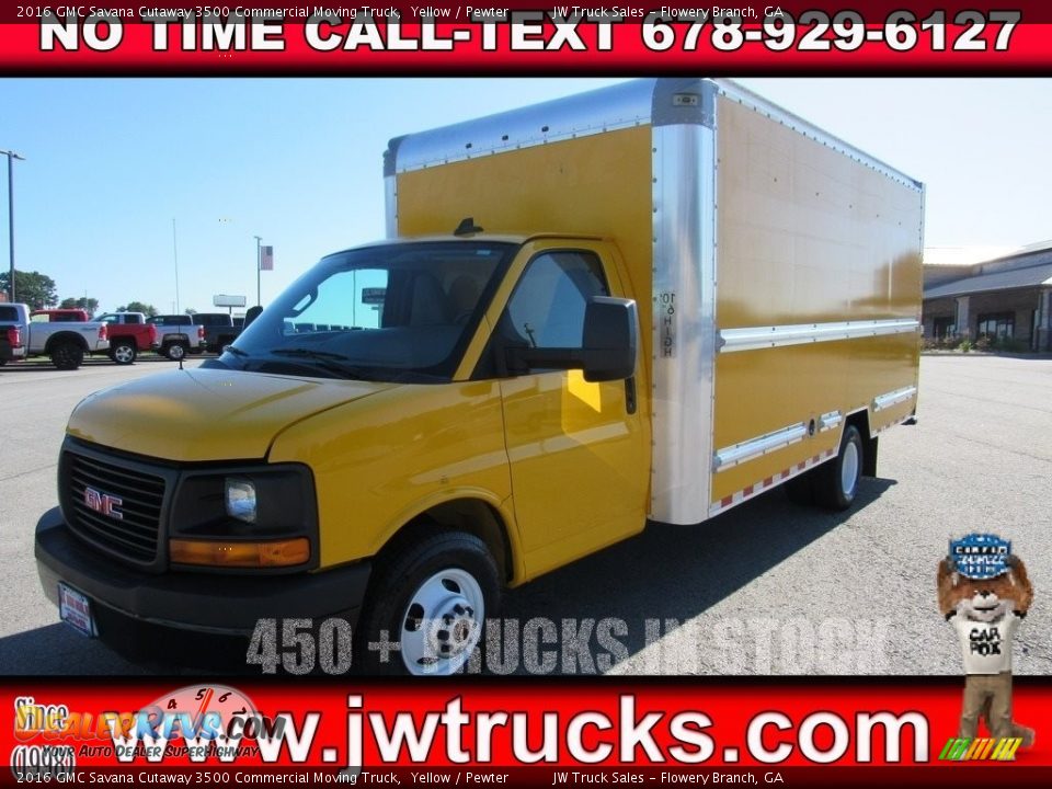 Dealer Info of 2016 GMC Savana Cutaway 3500 Commercial Moving Truck Photo #1