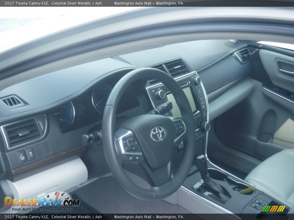 2017 Toyota Camry XLE Celestial Silver Metallic / Ash Photo #21