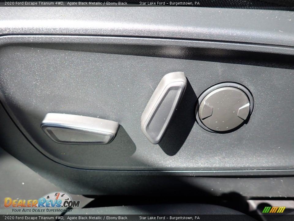 2020 Ford Escape Titanium 4WD Agate Black Metallic / Ebony Black Photo #15
