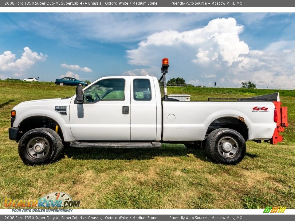 Oxford White 2008 Ford F350 Super Duty XL SuperCab 4x4 Chassis Photo #7