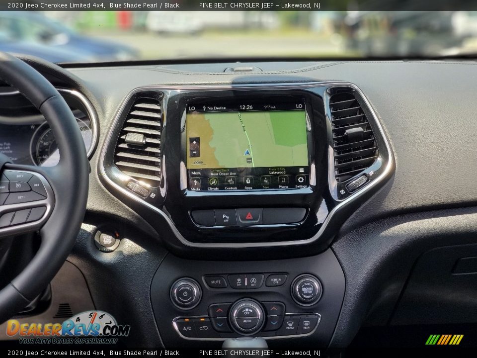 2020 Jeep Cherokee Limited 4x4 Blue Shade Pearl / Black Photo #4