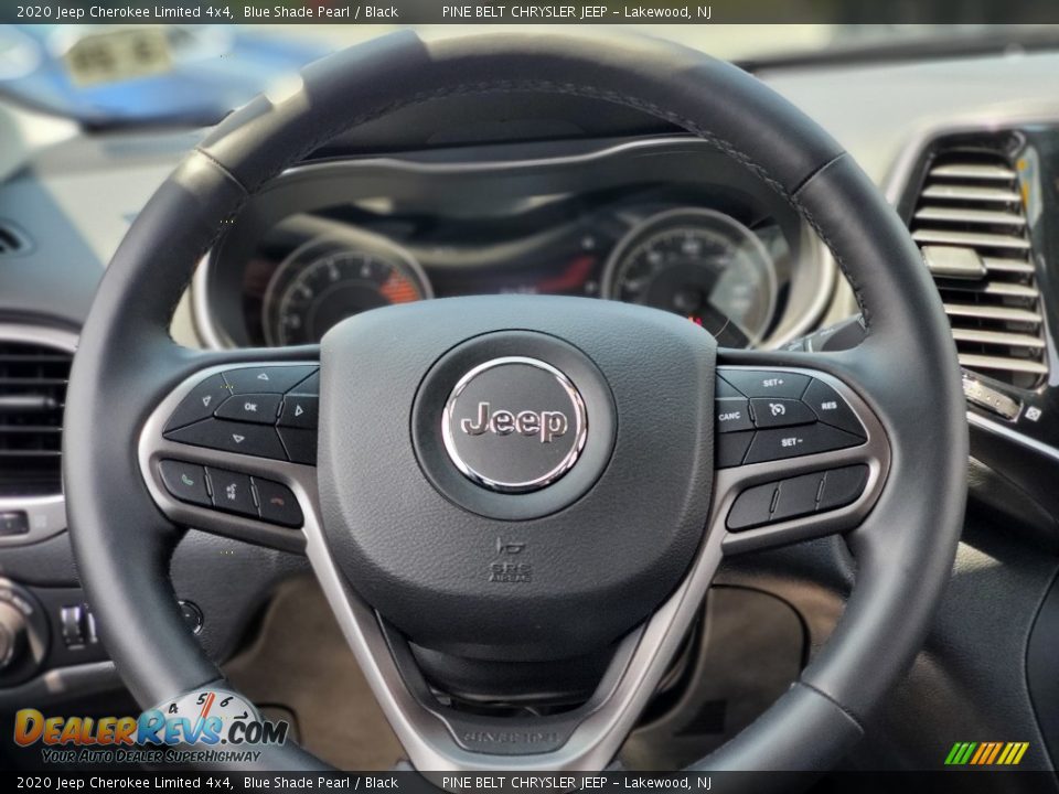 2020 Jeep Cherokee Limited 4x4 Blue Shade Pearl / Black Photo #15