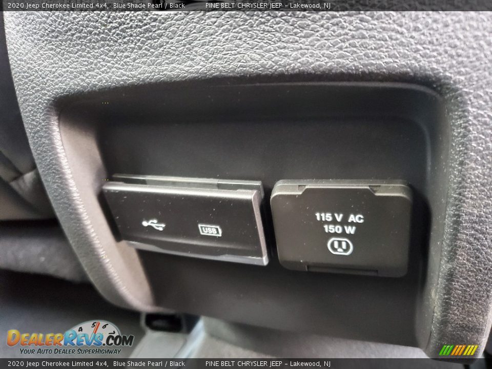 2020 Jeep Cherokee Limited 4x4 Blue Shade Pearl / Black Photo #18