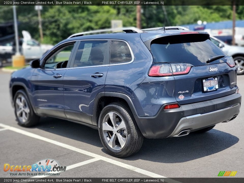 2020 Jeep Cherokee Limited 4x4 Blue Shade Pearl / Black Photo #24