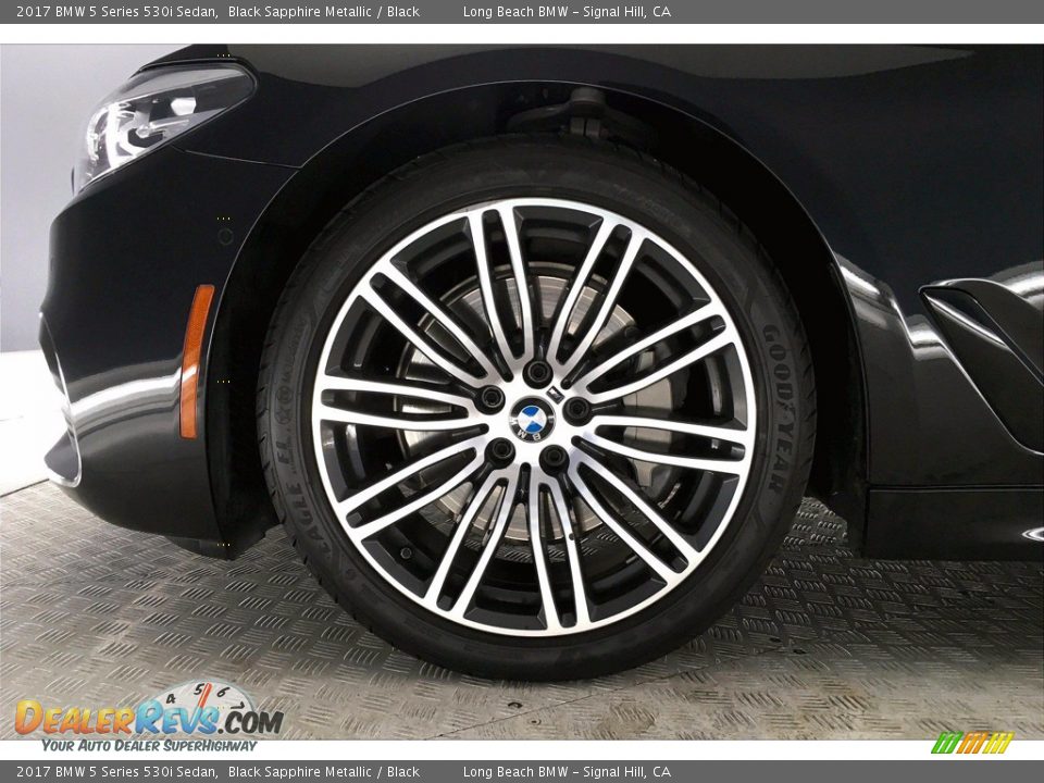 2017 BMW 5 Series 530i Sedan Black Sapphire Metallic / Black Photo #8