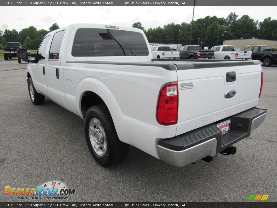 2016 Ford F250 Super Duty XLT Crew Cab Oxford White / Steel Photo #3