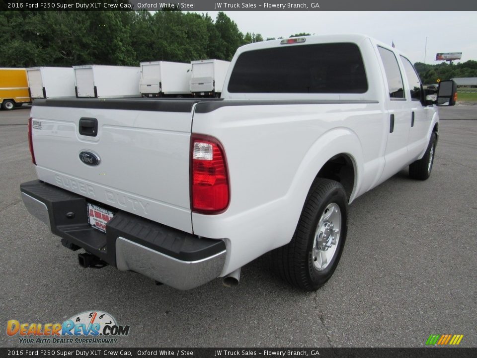 2016 Ford F250 Super Duty XLT Crew Cab Oxford White / Steel Photo #5