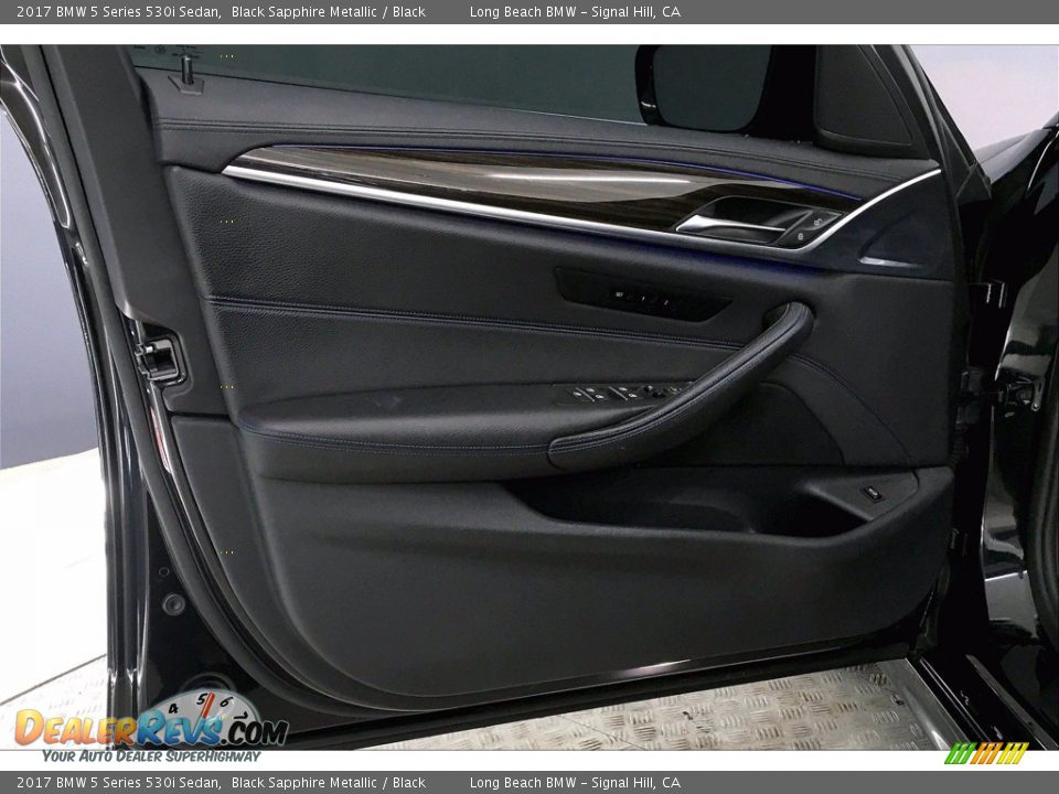 2017 BMW 5 Series 530i Sedan Black Sapphire Metallic / Black Photo #23