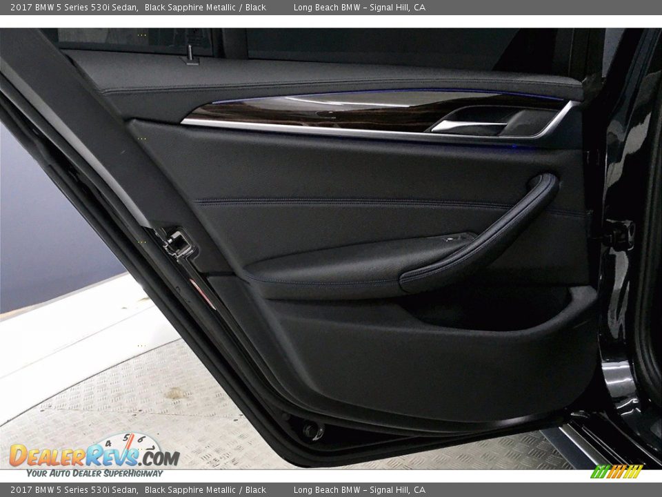 2017 BMW 5 Series 530i Sedan Black Sapphire Metallic / Black Photo #25