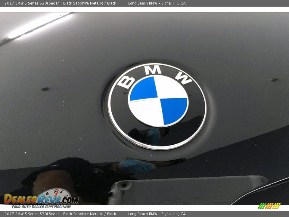 2017 BMW 5 Series 530i Sedan Black Sapphire Metallic / Black Photo #33