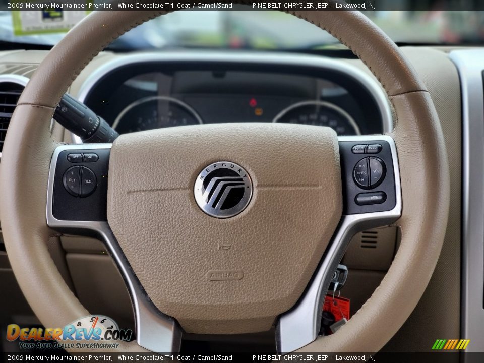 2009 Mercury Mountaineer Premier Steering Wheel Photo #14