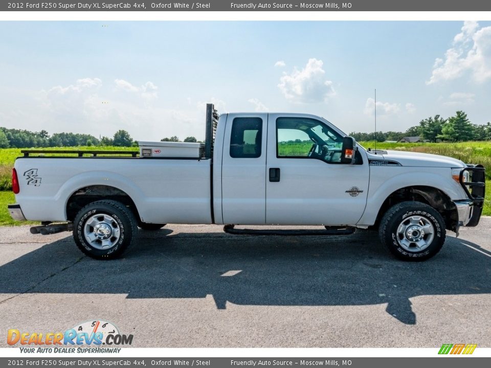 2012 Ford F250 Super Duty XL SuperCab 4x4 Oxford White / Steel Photo #2