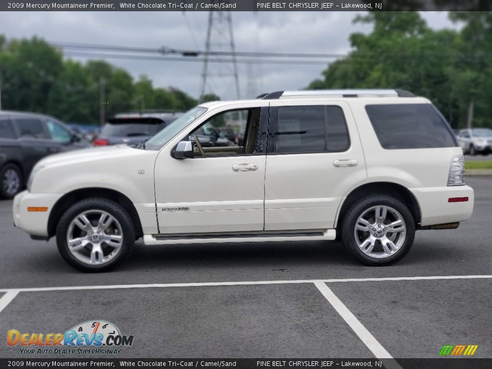 White Chocolate Tri-Coat 2009 Mercury Mountaineer Premier Photo #19