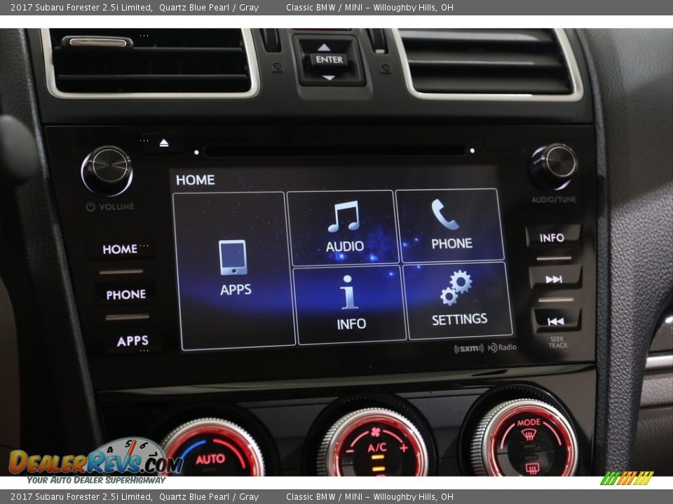 2017 Subaru Forester 2.5i Limited Quartz Blue Pearl / Gray Photo #15