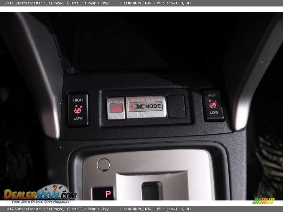 2017 Subaru Forester 2.5i Limited Quartz Blue Pearl / Gray Photo #19