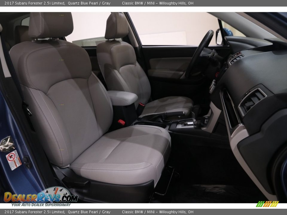 2017 Subaru Forester 2.5i Limited Quartz Blue Pearl / Gray Photo #20